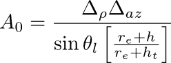 equation for Area out